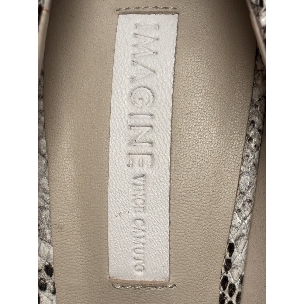 Imagine Vince Camuto Quinna Capri Snakeskin Block Heel Pumps Size 8 - Picture 6 of 10
